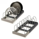 Space-Saving Pots And Pans Cabinet Rack