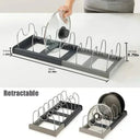 Space-Saving Pots And Pans Cabinet Rack