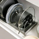 Space-Saving Pots And Pans Cabinet Rack