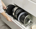Space-Saving Pots And Pans Cabinet Rack