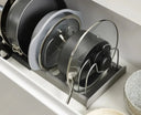 Space-Saving Pots And Pans Cabinet Rack