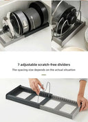 Space-Saving Pots And Pans Cabinet Rack