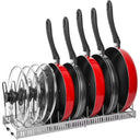 Space-Saving Pots And Pans Cabinet Rack