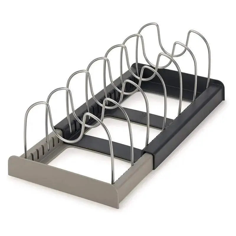 Expandable Stainless Steel Kitchen Cabinet Organizer Pots