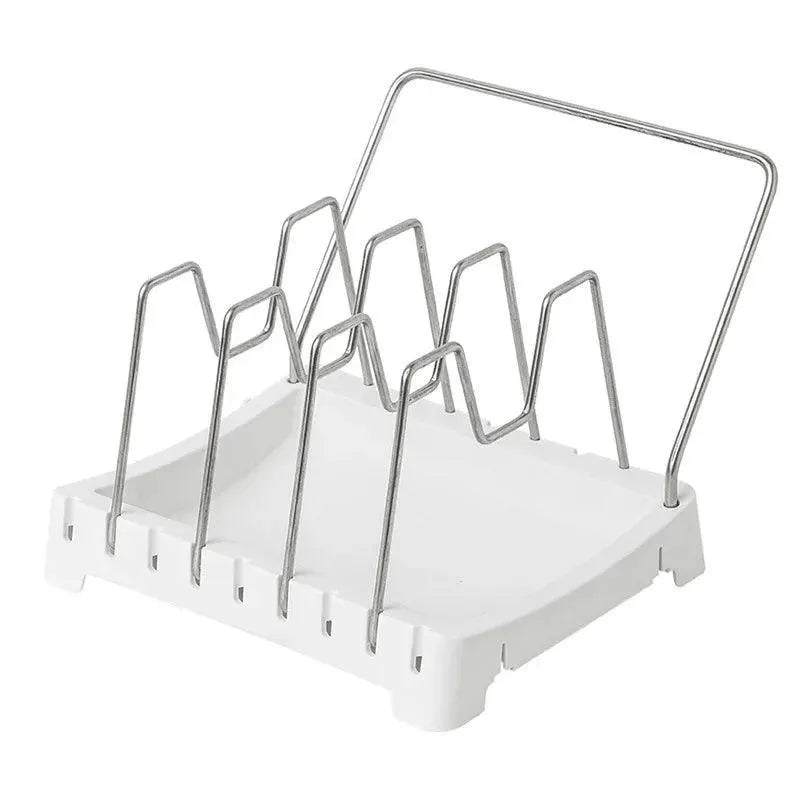 Expandable Stainless Steel Kitchen Cabinet Organizer Pots