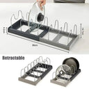 Space-Saving Pot Rack for Small Kitchen