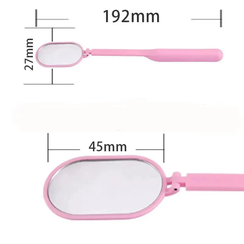 Extended Handle Eyelash Mirror for Flawless Lash Application
