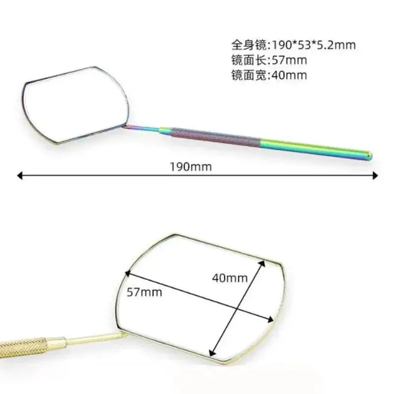 Extended Handle Eyelash Mirror for Flawless Lash Application