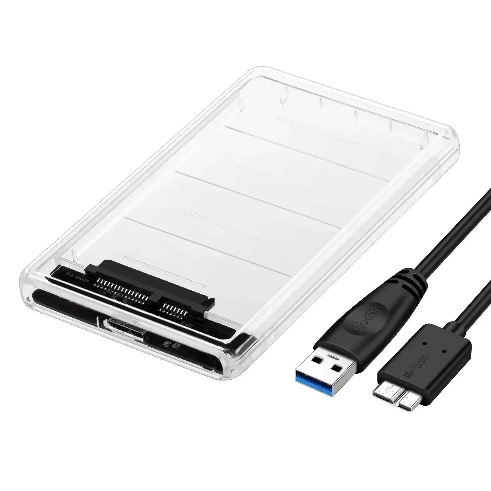 Tool Free External HDD Case USB Three Point Zero Enclosure