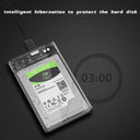Tool Free External HDD Case USB Three Point Zero Enclosure