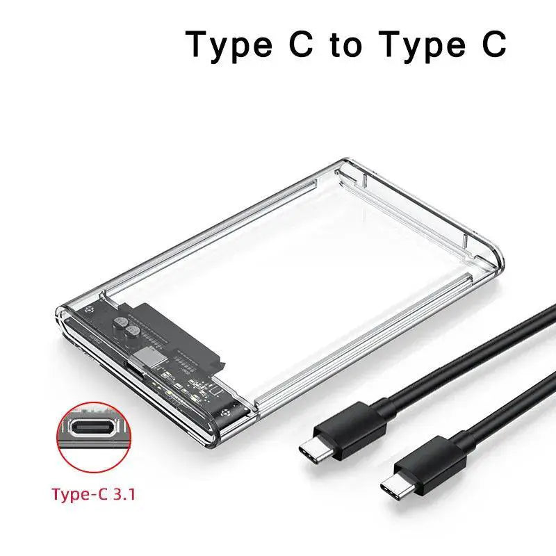 External HDD Enclosure Fast UASP Data Transfer Technology