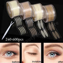 Eye Enhancing Arch Shape Double Eyelid Stickers Waterproof