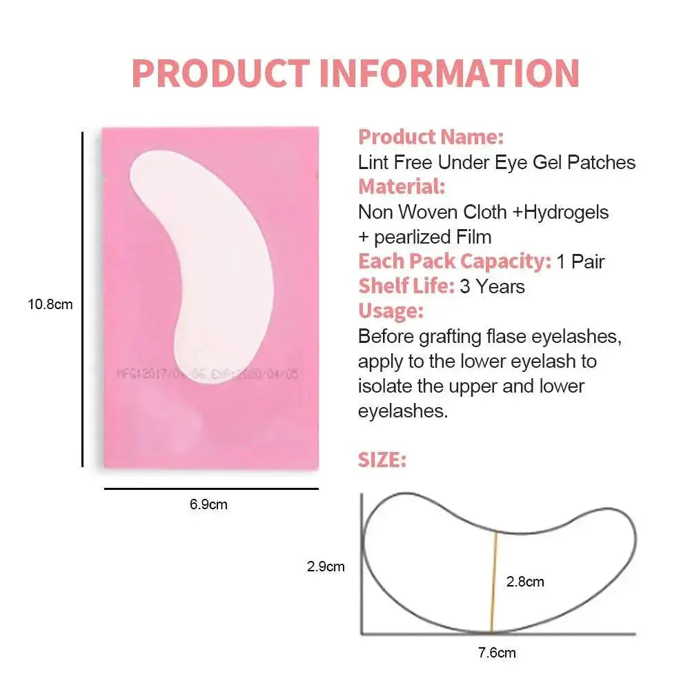 Eye Gel Patches for Expert Eyelash Extension Precision