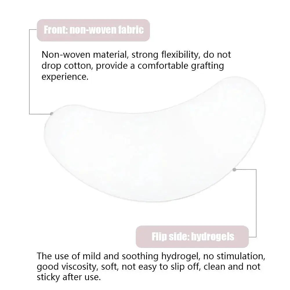 Eye Gel Patches for Seamless Eyelash Extensions 100 Pairs