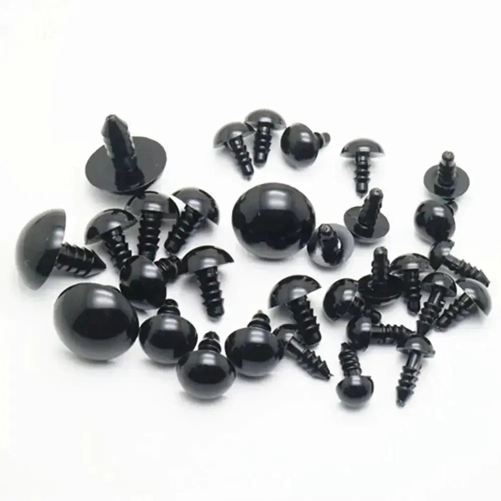 Eyeball Doll Accessories Black Plush Safety Eyes For Toys