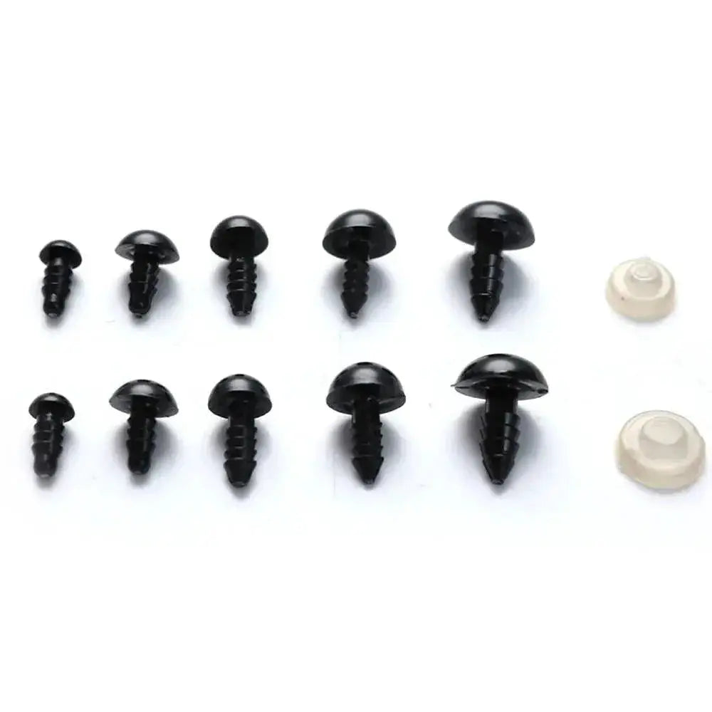 Eyeball Doll Accessories Black Plush Safety Eyes For Toys
