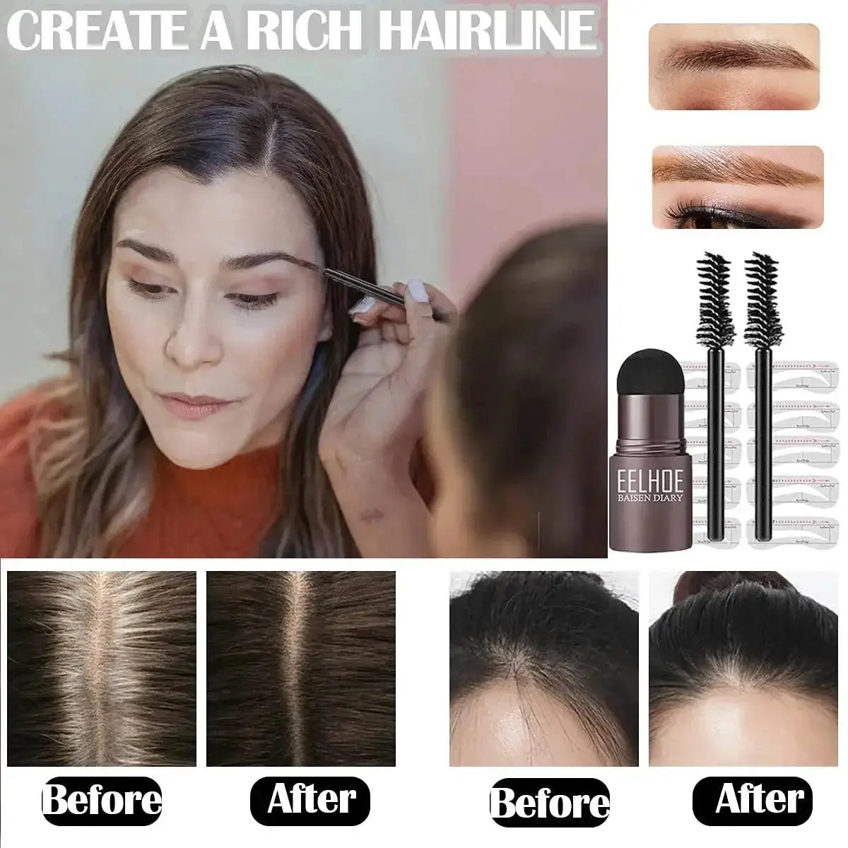 Eyebrow Stamp and Shape Kit for Ultimate Brow Perfection