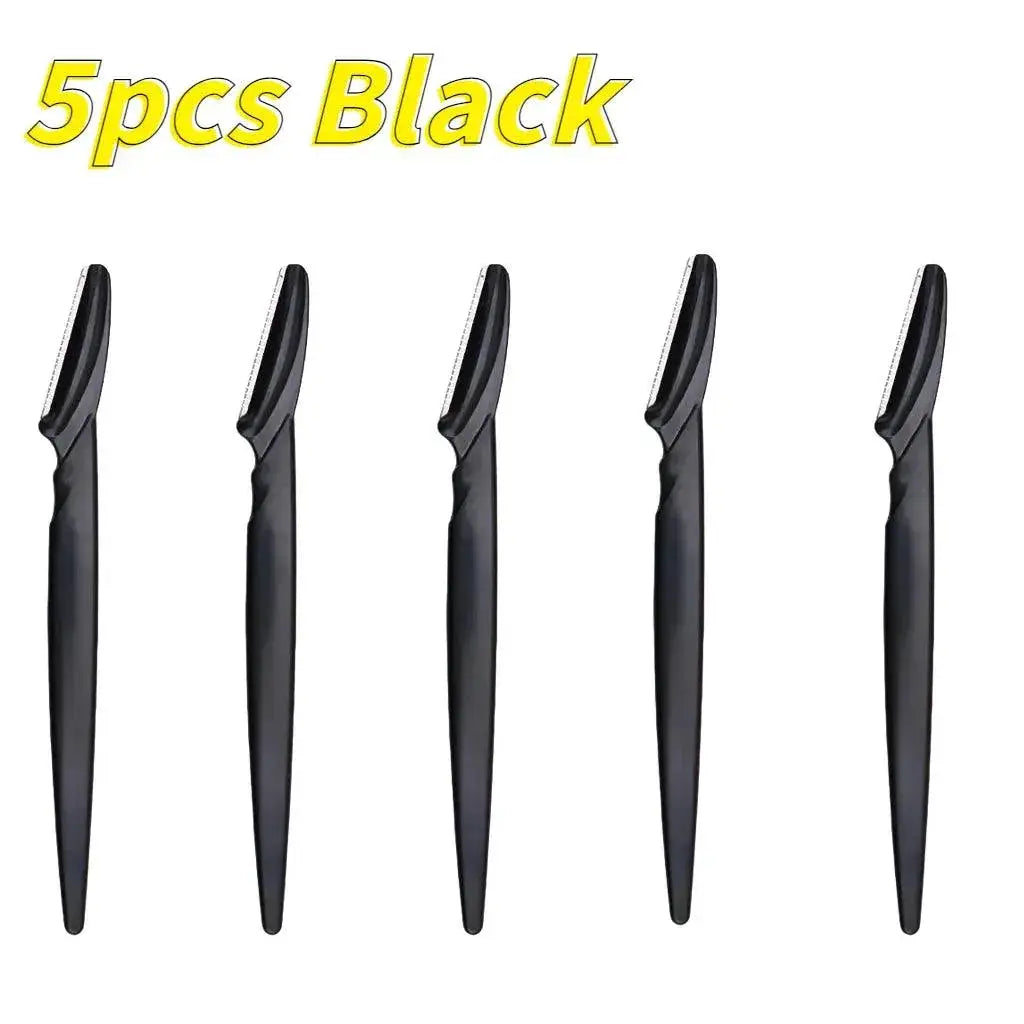 Eyebrow Trimmer Set for AtHome Grooming — 10Pcs Orange
