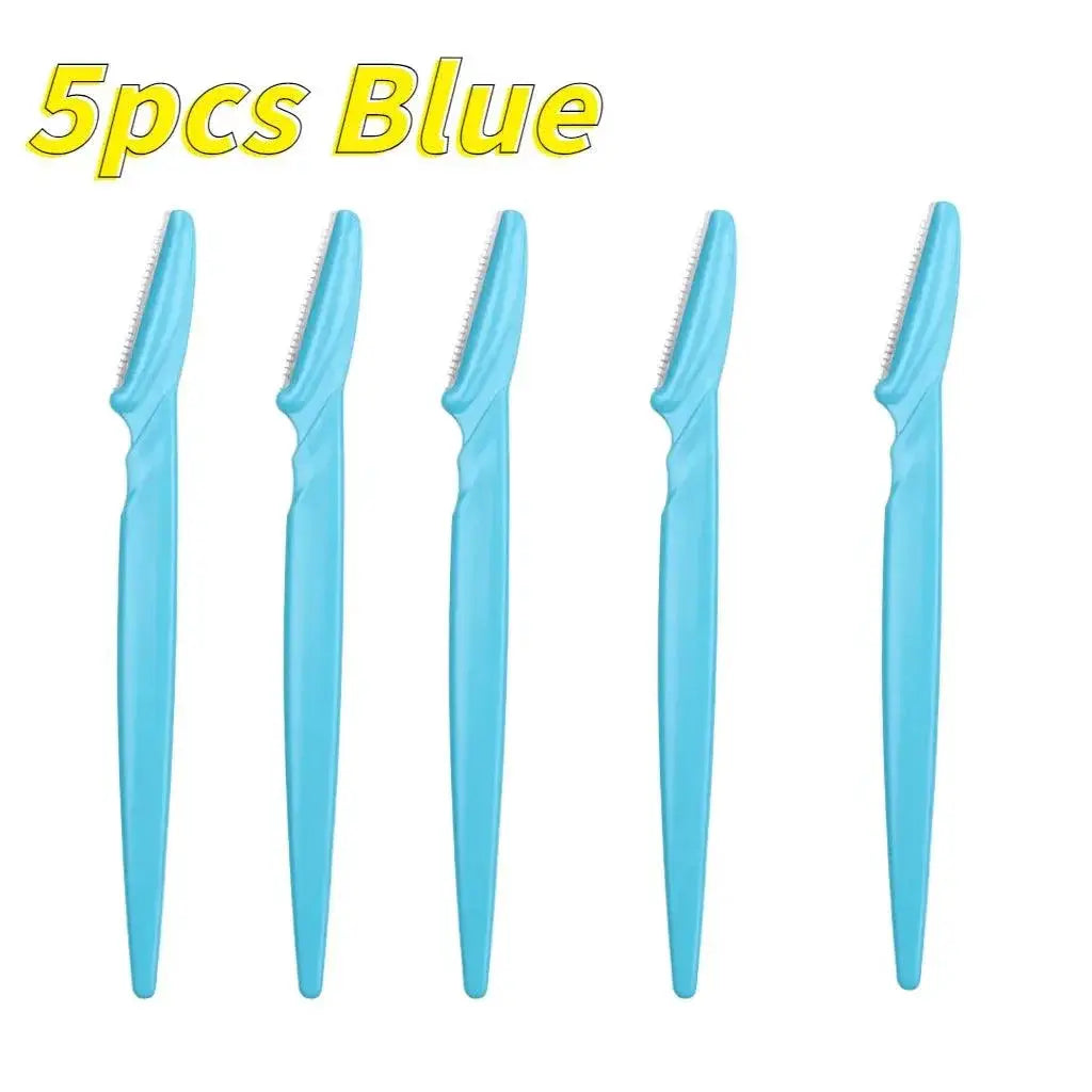 Eyebrow Trimmer Set for AtHome Grooming — 10Pcs Random