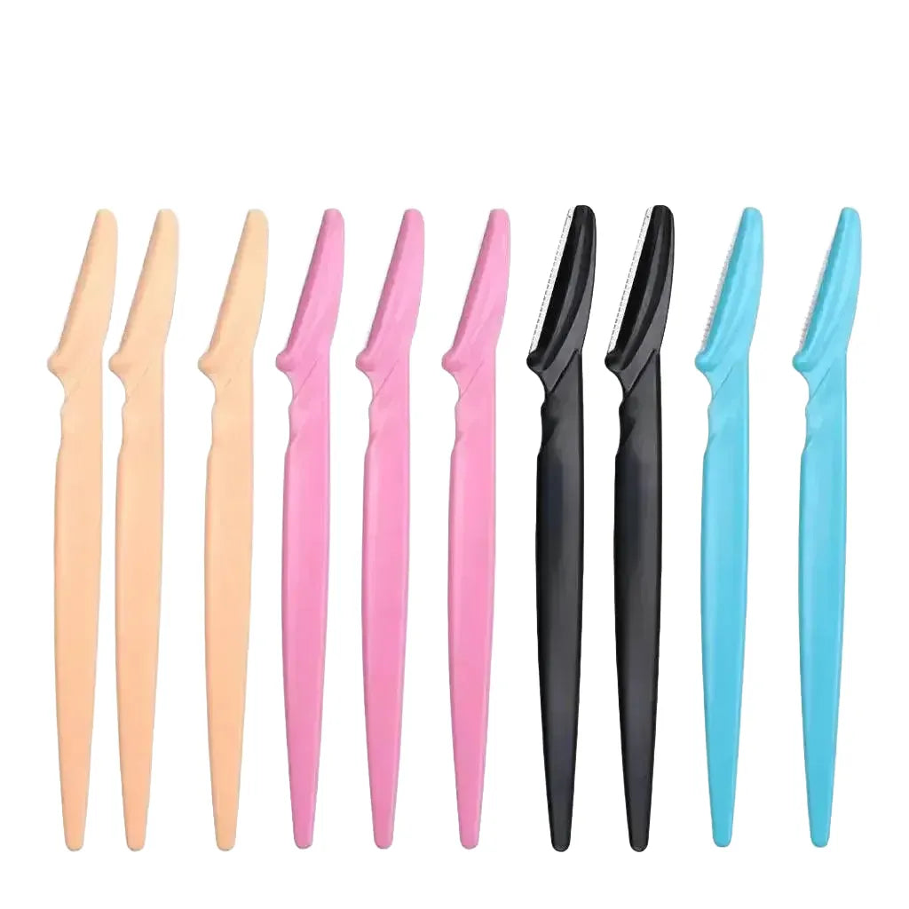 Eyebrow Trimmer Set for AtHome Grooming — 5pcs Orange