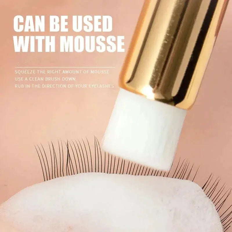 Eyelash Care Kit Premium Brush for Lash Cleansing Makeup