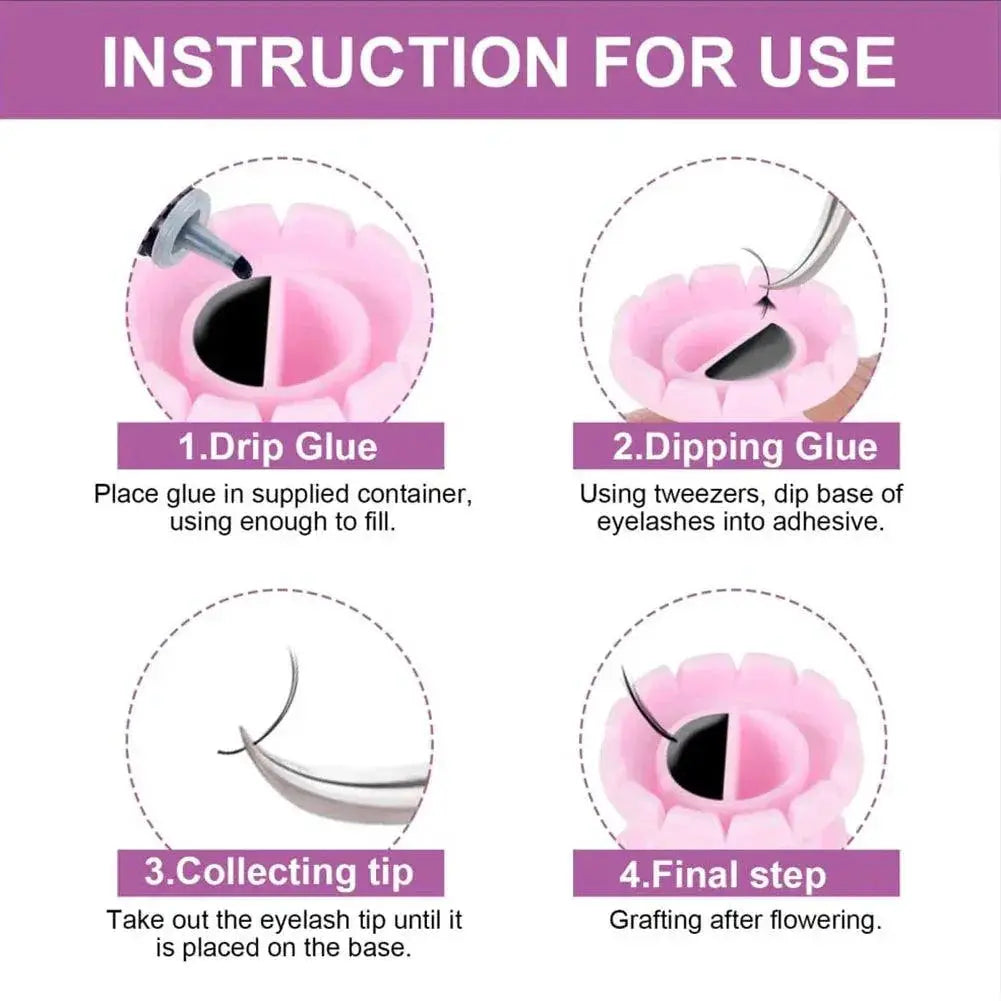 Eyelash and Tattoo Cup Organizer Set Efficiency and Style