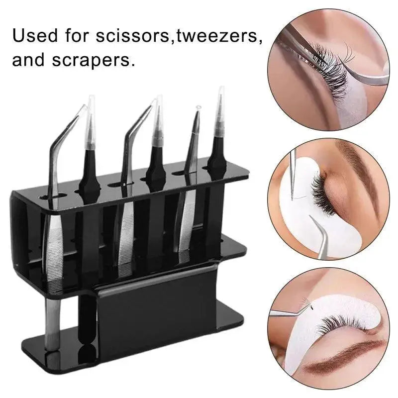 Eyelash Tweezers Stand Premium Storage Organizer For Tools