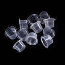 EZ Clear Plastic Microblading Ink Cups for Tattoo Supplies