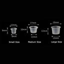 EZ Clear Plastic Microblading Ink Cups for Tattoo Supplies