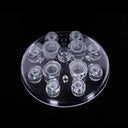 EZ Clear Plastic Microblading Ink Cups for Tattoo Supplies
