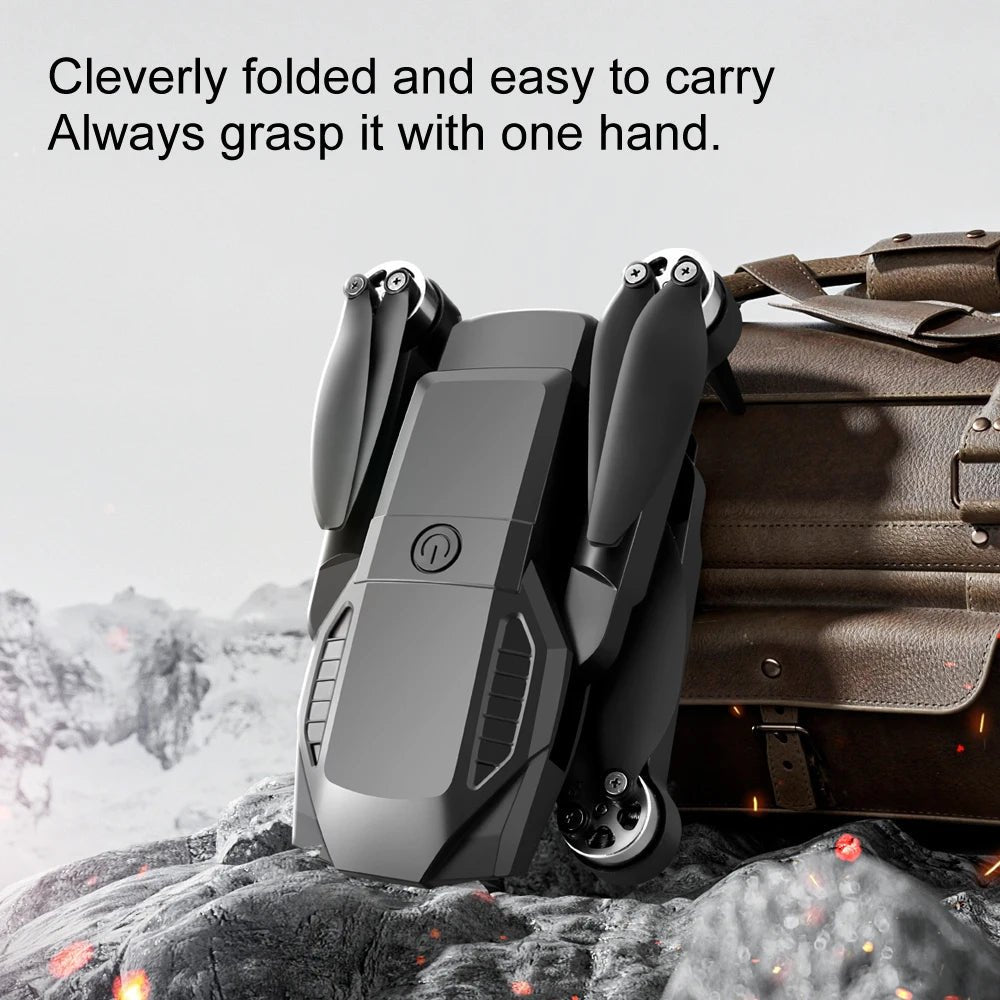 F198 Foldable Dual Camera Drone - 4K Ready With 1080P WiFi FPV Travel Quadcopter