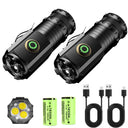 F350 LED Mini Flashlight Tactical Torch for Hiking Emergencies