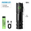 F350 LED Mini Flashlight Tactical Torch for Hiking Emergencies