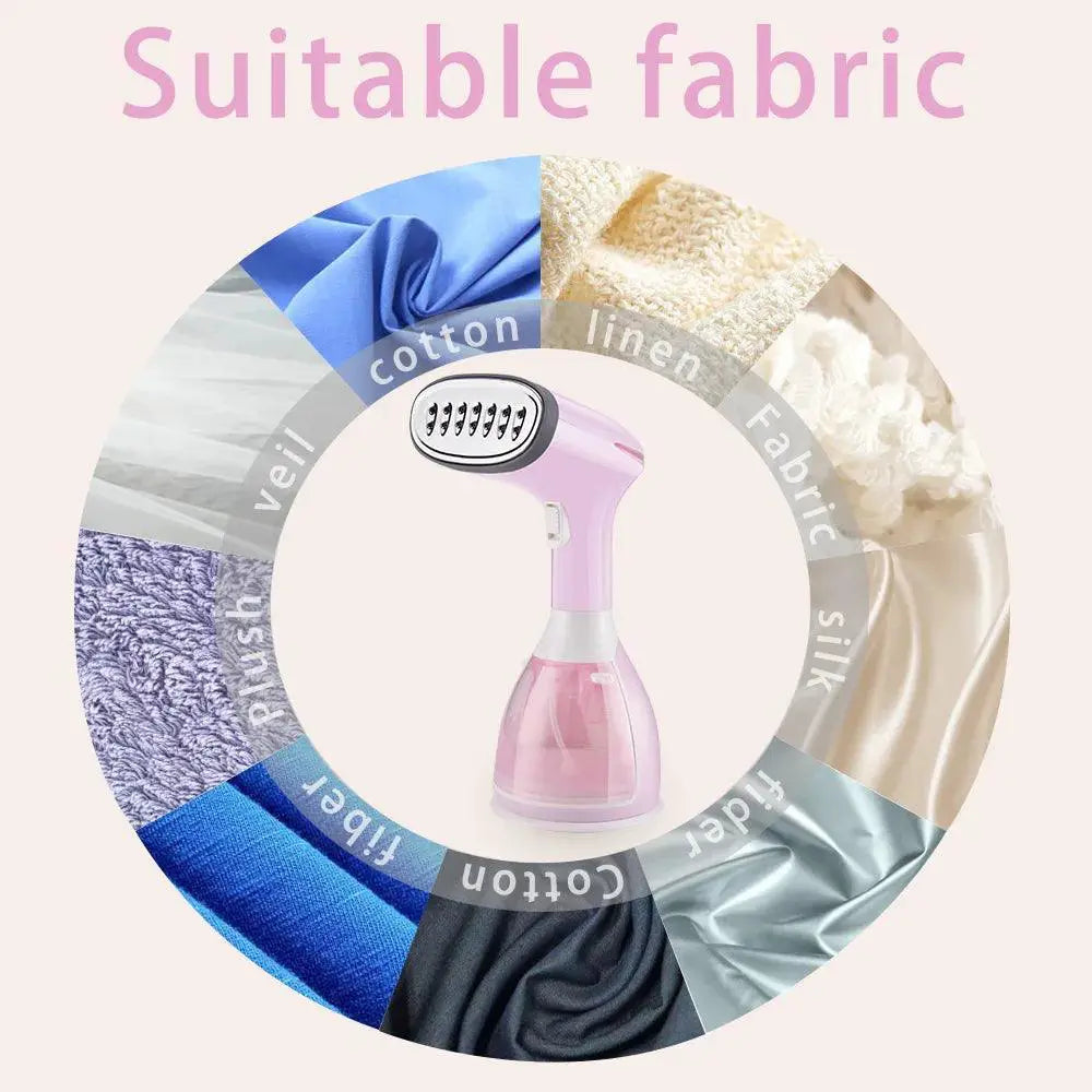 Compact Fabric Steamer For Wrinkle Free Clothes On The Go