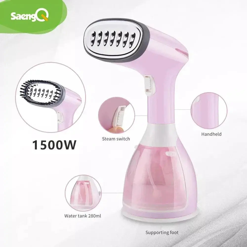 Compact Fabric Steamer For Wrinkle Free Clothes On The Go
