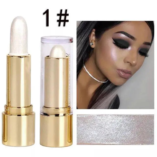 Face Glow Creamy Highlighter Bronzer Concealer 3 In 1 Stick
