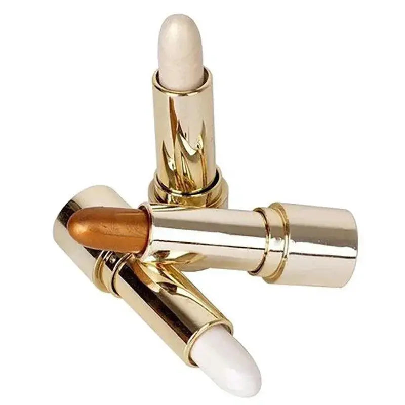 Face Glow Creamy Highlighter Bronzer Concealer 3 In 1 Stick