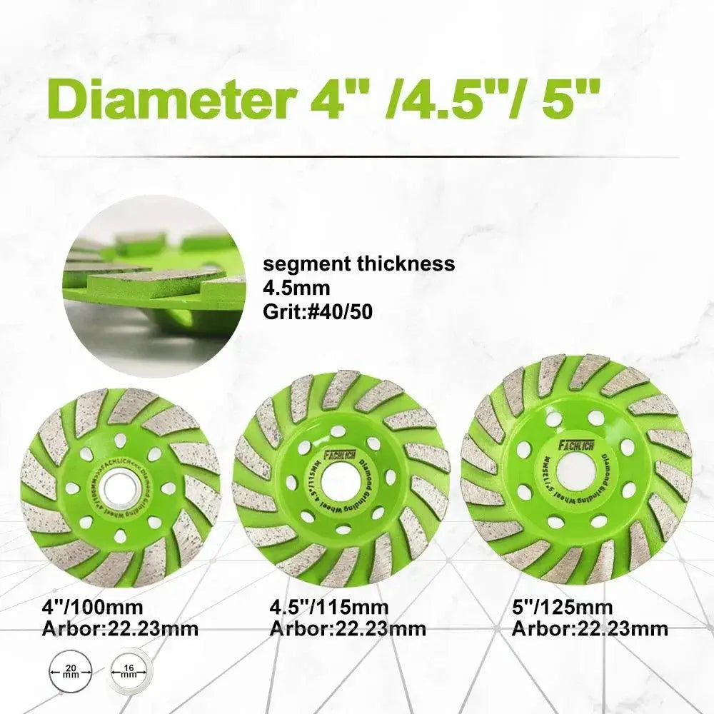 Fachlich Diamond Grinding Wheel 100mm 115mm 125mm Tools