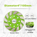 FACHLICH 1pc 100/115/125mm Diamond Grinding Wheel Tools