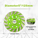 FACHLICH 1pc 100/115/125mm Diamond Grinding Wheel Tools