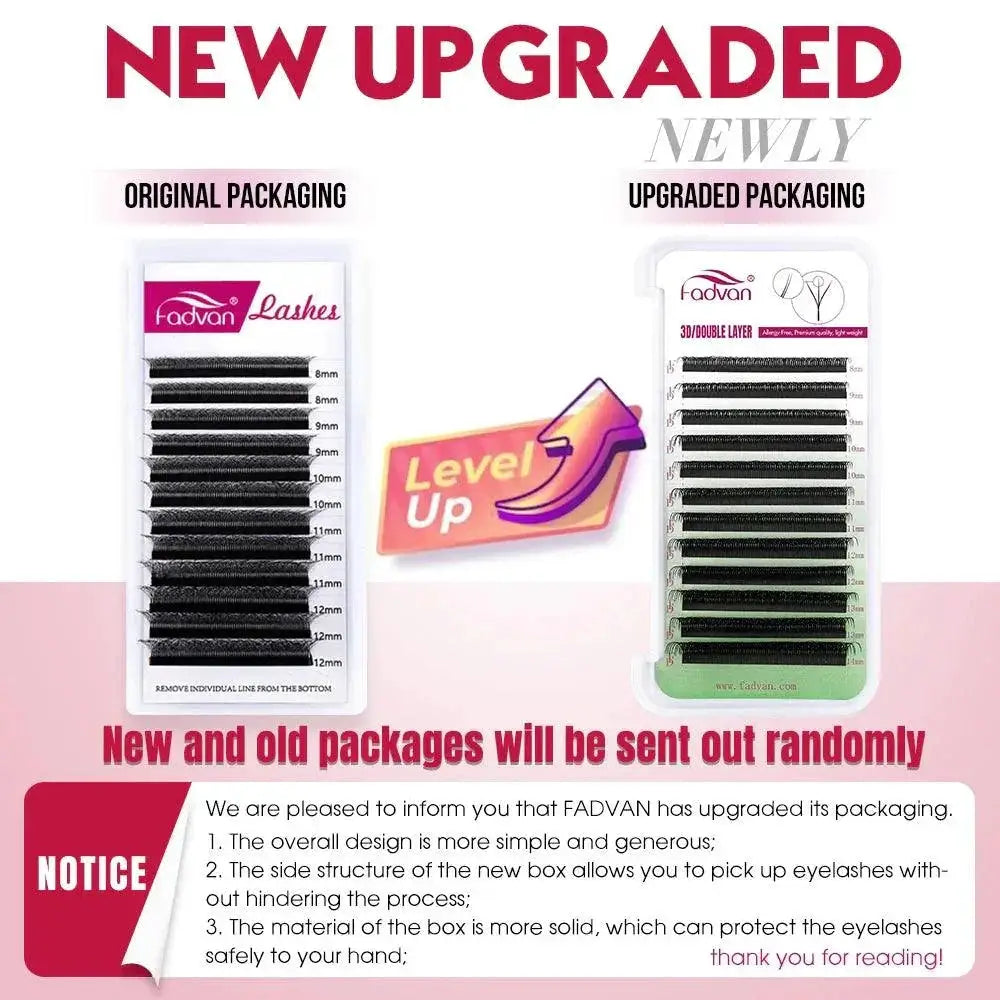 FADVAN Soft Volume Fan Eyelash Extensions Kit Lashes