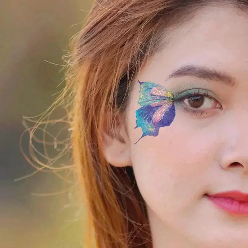Fairy Butterfly Wings Tattoo Stickers Waterproof Body Art