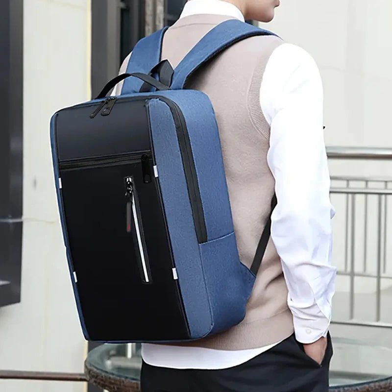 Fashion Business Laptop Backpack Large Capacity Shockproof Computer Bag For Work