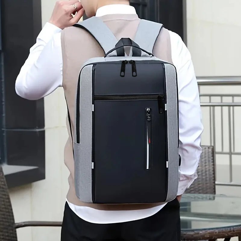 Fashion Business Laptop Backpack Large Capacity Shockproof Computer Bag For Work