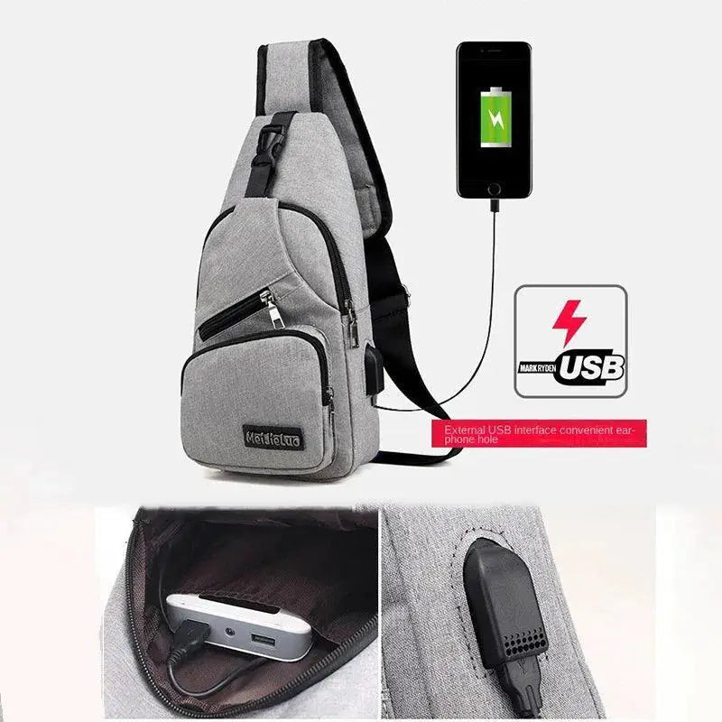 Fashion Casual Crossbody Bag for Men Small Shoulder Bag New