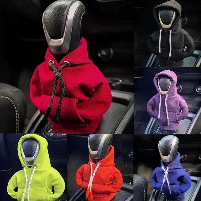 Fashion Hoodie Gear Shift Knob Cover Cute Cartoon Auto