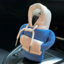 Fashion Hoodie Gear Shift Knob Cover Cute Cartoon Auto
