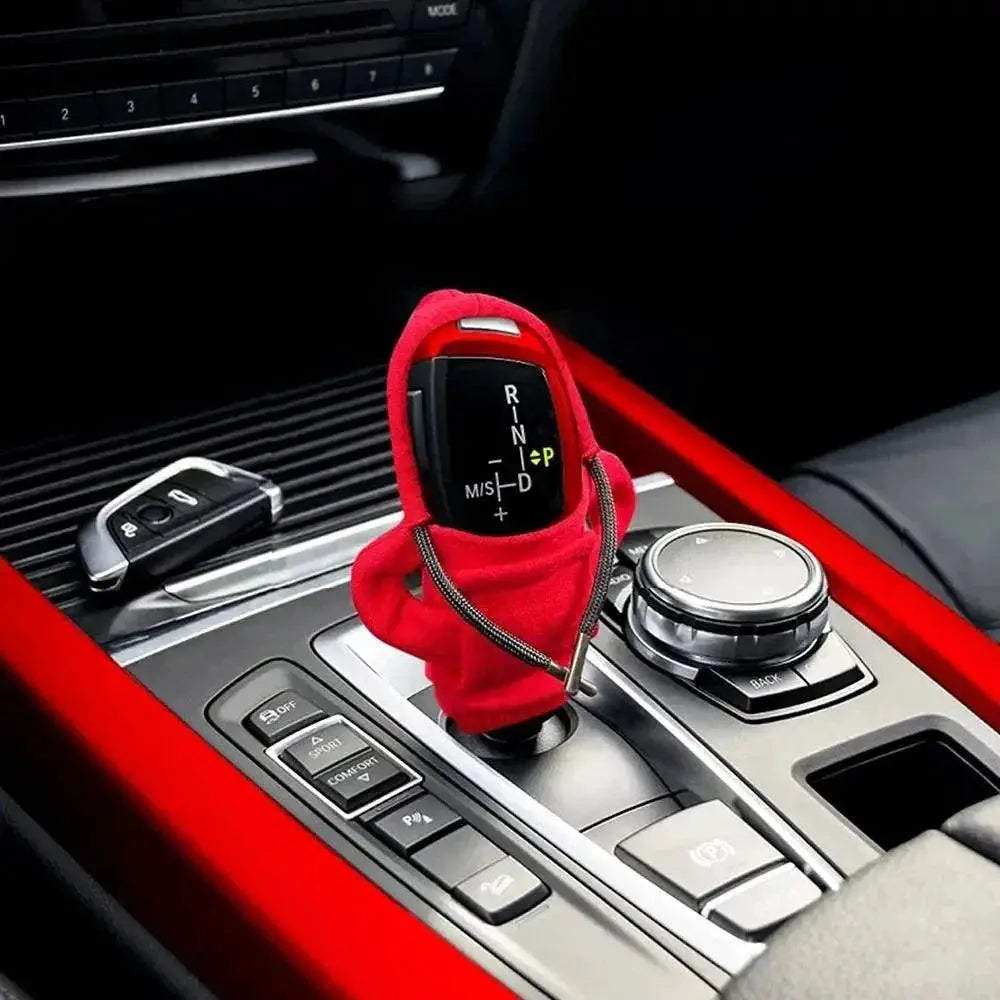 Fashion Hoodie Gear Shift Knob Cover Cute Cartoon Auto