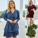 Fashion Large Size Party Gown Elegant Plus Size Dress