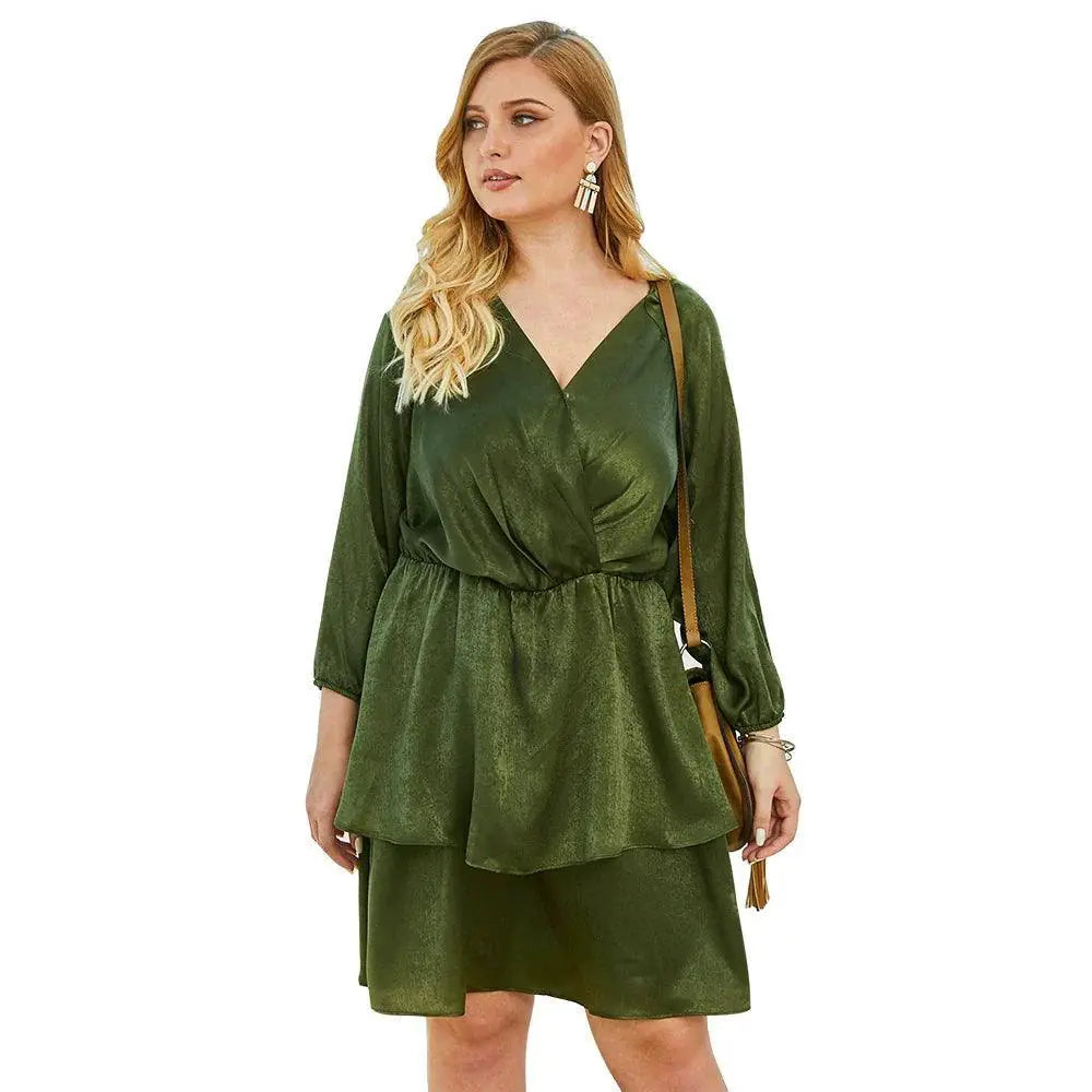 Elegant Plus Size Party Gown For Fashionable Women